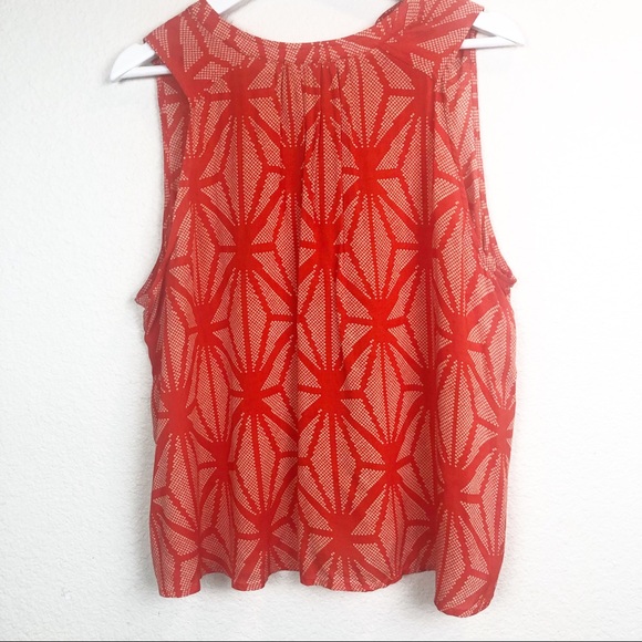 Maeve by Anthropologie Orange/ White Size 12. - Picture 2 of 4